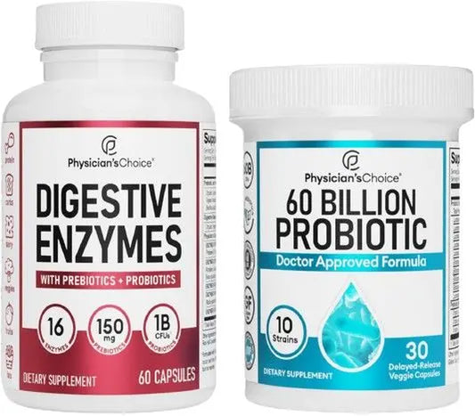 Digestive Enzymes 60Ct + 60B Probiotic 30Ct