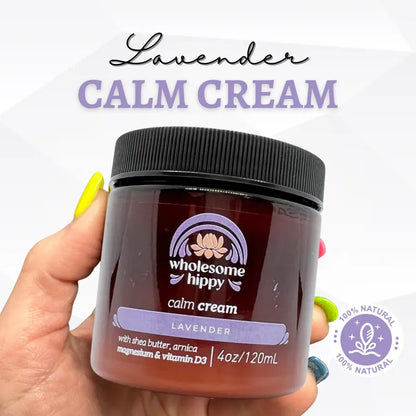 Lavender Calm Cream with Magnesium & Vitamin D3 4Oz